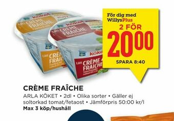 Willys Hemma Crème fraîche erbjuda