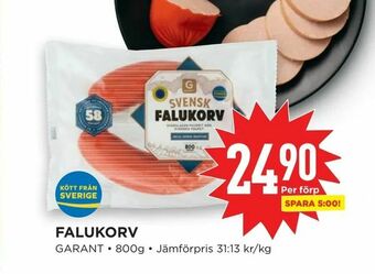 Willys Hemma Falukorv erbjuda