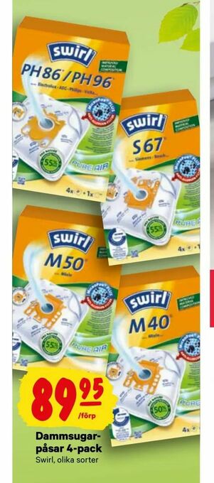 City Gross Dammsugarpåsar 4-pack erbjuda