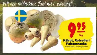 City Gross Kålrot, Rotselleri Palsternacka erbjuda