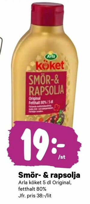 City Gross Smör- & rapsolja erbjuda