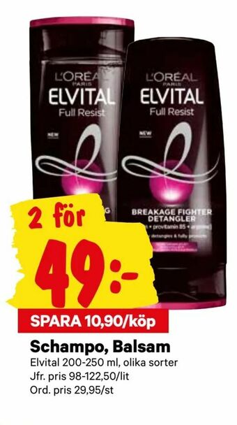 City Gross Schampo, Balsam erbjuda