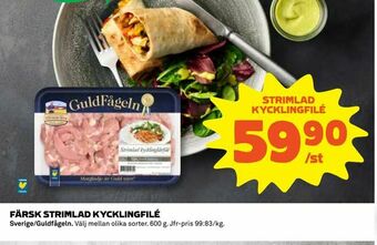 Coop Konsum Strimlad kycklingfilé erbjuda
