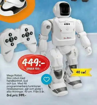 Leklust Mega Robot erbjuda