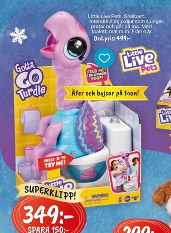 Leklust Little Live Pets erbjuda