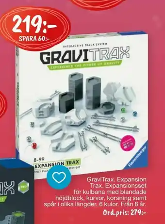 Leklust GraviTrax. Expansion Trax erbjuda