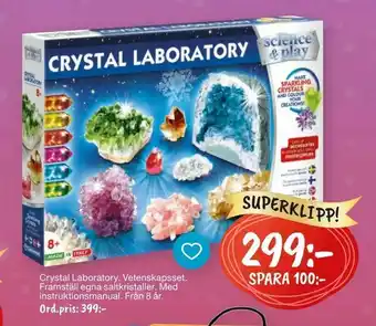 Leklust Crystal Laboratory erbjuda
