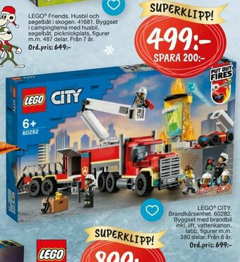 Leklust LEGO ® CITY erbjuda