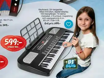 Leklust Keyboard, 54-tangenter erbjuda