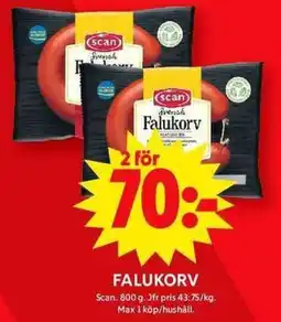 ICA Maxi Falukorv erbjuda
