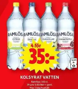 ICA Maxi Kolsyrat Vatten erbjuda