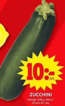 ICA Maxi Zucchini erbjuda