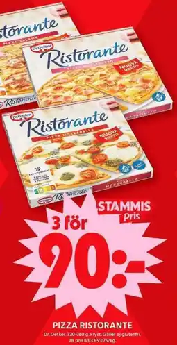 ICA Maxi Pizza Ristorante erbjuda