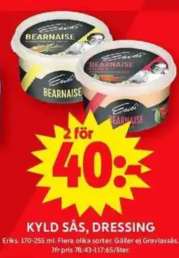 ICA Maxi Kyld sås, Dressing erbjuda