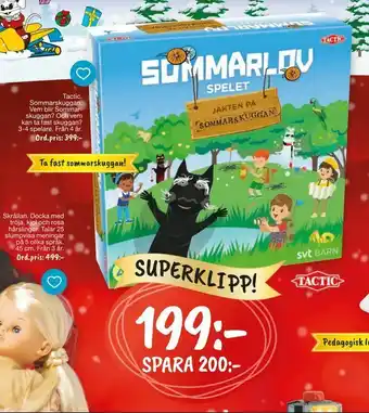 Leklust Tactic Sommar skuggan erbjuda