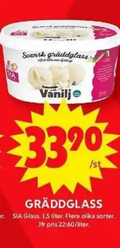 ICA Maxi Gräddglass erbjuda