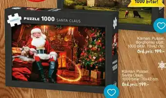 Leklust Kärnan. Pussel. Santa Claus erbjuda