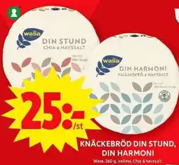 ICA Maxi Knäckebröd din stund, din harmoni erbjuda