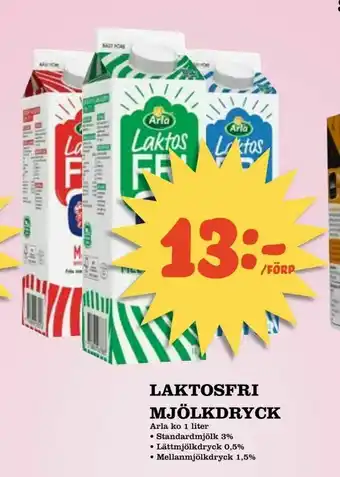 Matdax Laktosfri mjölkdryck erbjuda