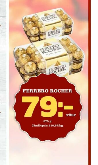 Matdax Ferrero rocher erbjuda