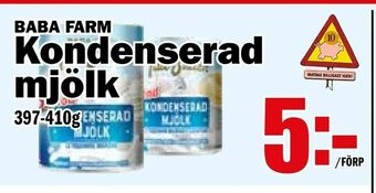 Matdax Kondenserad mjölk erbjuda