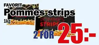 Matdax Pommes strips erbjuda