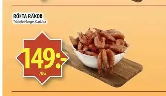 Matvärlden Tensta Rökta räkor erbjuda