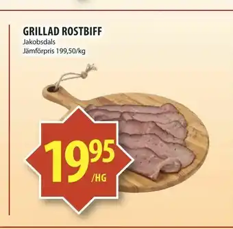 Matvärlden Tensta Grillad rostbiff erbjuda