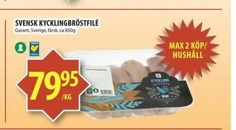 Matvärlden Tensta Svensk kycklingbröstfilé erbjuda