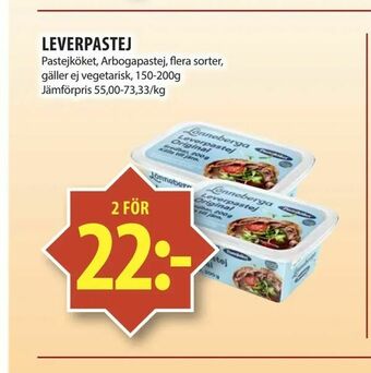 Matvärlden Tensta Leverpastej erbjuda