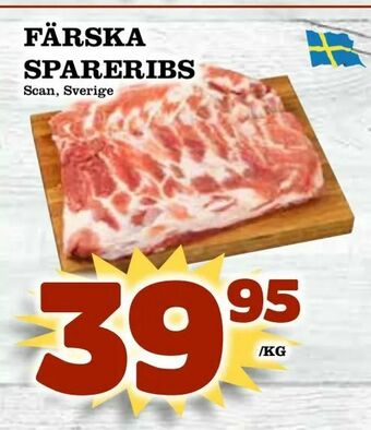 Färska spareribs