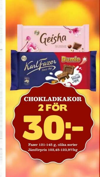 Matvärlden Tensta Chokladkakor erbjuda