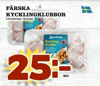 Nya Pulsen Färska kycklingklubbor erbjuda