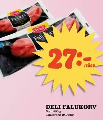 Nya Pulsen Deli falukorv erbjuda