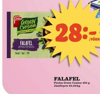 Nya Pulsen Falafel erbjuda