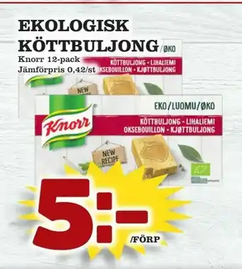 Ekologisk köttbuljong