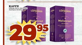 Supergrossen Kaffe erbjuda