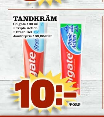 Supergrossen Tandkräm erbjuda