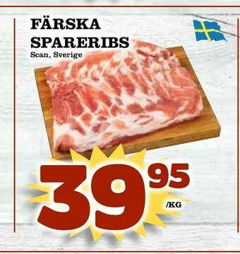Supergrossen Färska spareribs erbjuda