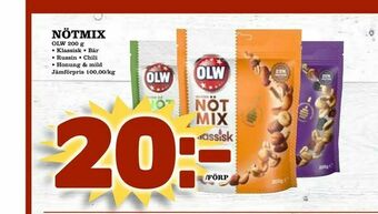 Supergrossen Nötmix erbjuda