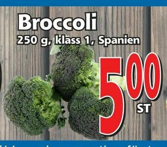 Supergrossen Broccoli erbjuda