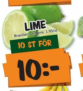 Bazaar Food market Lime erbjuda