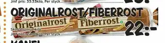 Bazaar Food market Originalrost/fiberrost erbjuda
