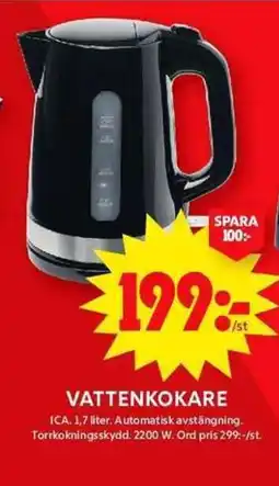 ICA Maxi Vattenkokare erbjuda