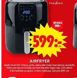 ICA Maxi Airfryer erbjuda