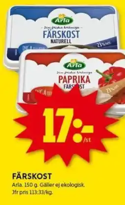 ICA Kvantum ARLA Färskost erbjuda