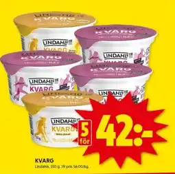 ICA Kvantum LINDAHLS Kvarg erbjuda