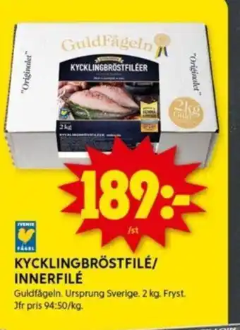 ICA Kvantum Kycklingbröstfile/ Innerfilé erbjuda