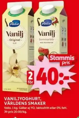 ICA Kvantum VALIO Vaniljyoghurt, Världens Smaker erbjuda
