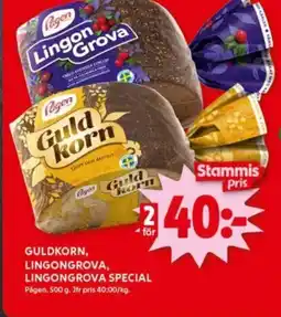 ICA Kvantum PÅGEN Guldkorn, Lingongrova, Lingongrova Special erbjuda